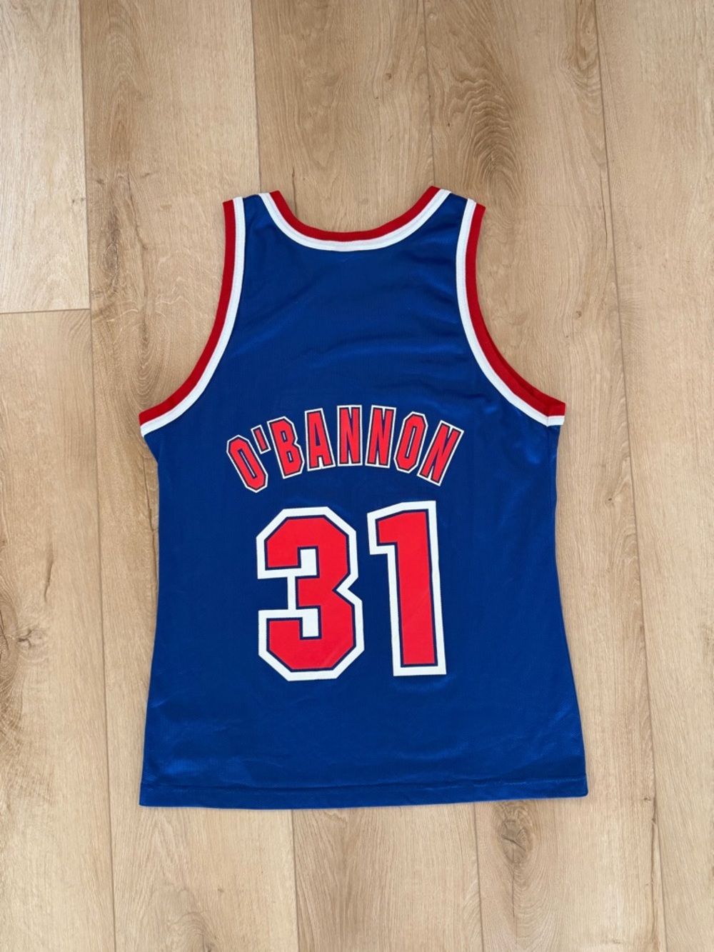 Vintage Champion Ed O’Bannon New Jersey Nets Jersey. Men’s 44/L.